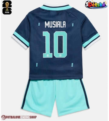 Německo Jamal Musiala #10 Venkovní dres komplet pro Děti MS 2026 Krátkým Rukávem (+ Krátké kalhoty)